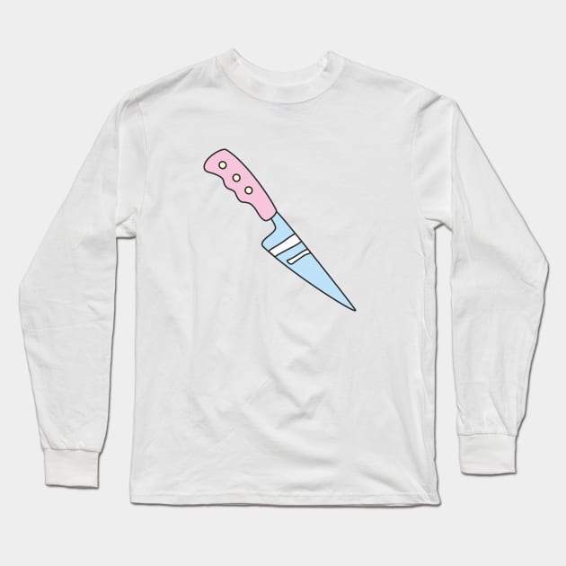 Knife Long Sleeve T-Shirt by Nadi Fo